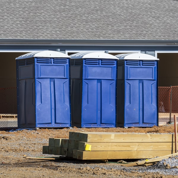 do you offer hand sanitizer dispensers inside the porta potties in New Union